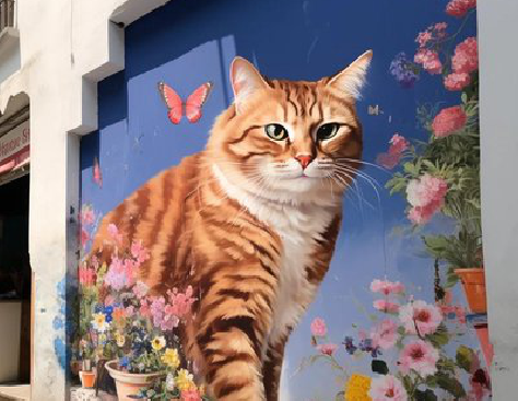 清镇自己绘制有个性的手绘墙