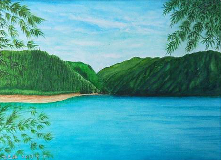 清镇在墙绘中，如何绘画绿水青山？