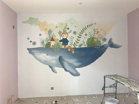 清镇手绘墙的特点及优势。