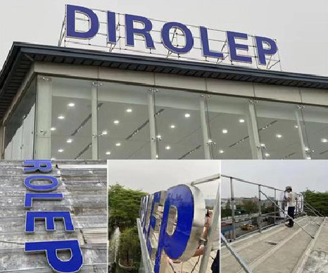 清镇楼顶发光字安装的注意事项。